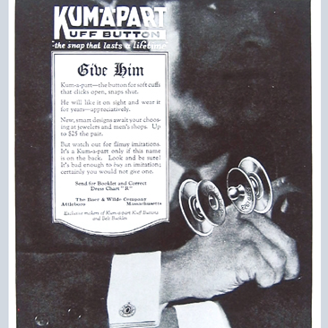 KUM A PART ad - 1924